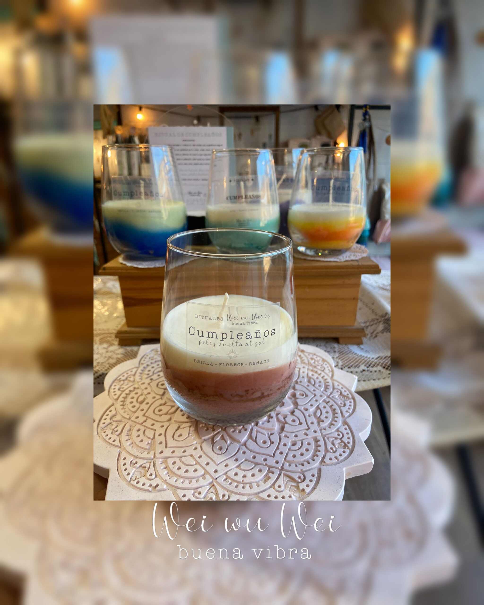 Vela de cera de soja Ritual de Cumpleaños - Imagen 5