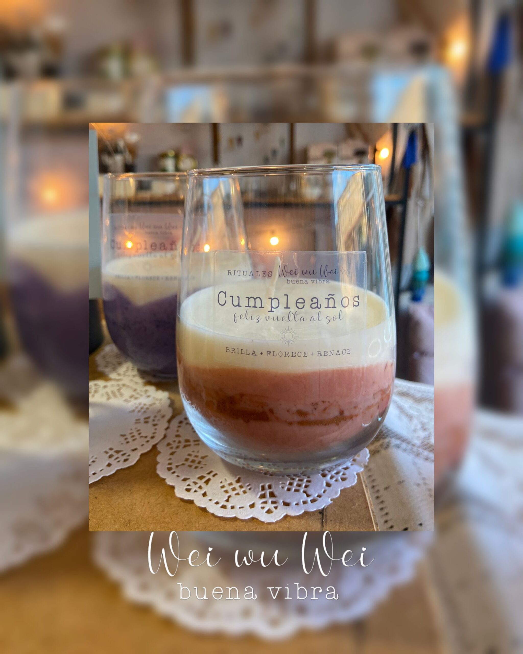 Vela de cera de soja Ritual de Cumpleaños - Imagen 3